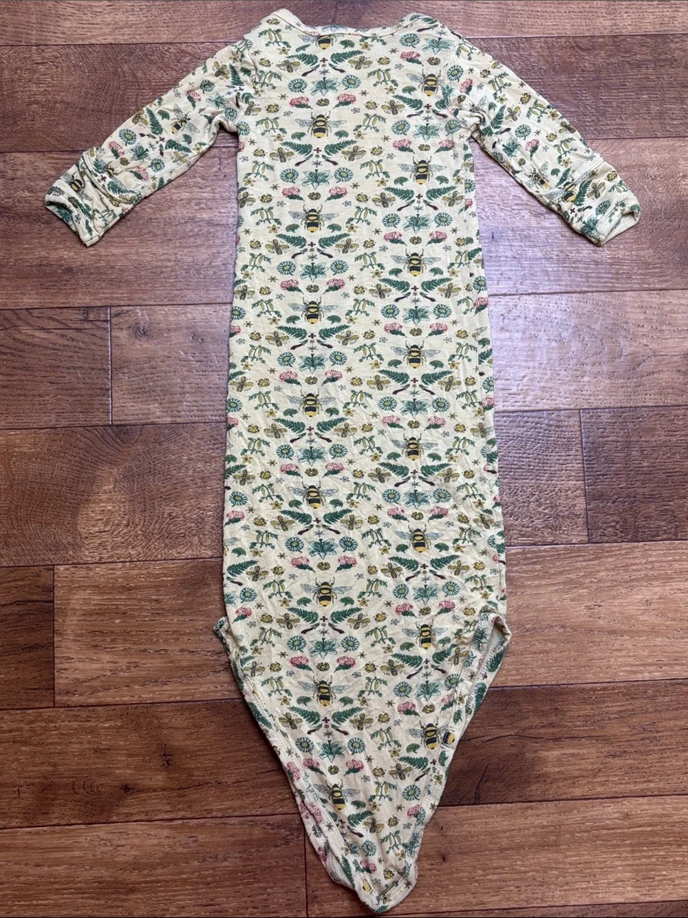 Baby Girls Bamboo Viscose Gown Bundle Kate Quinn Angel Dear 0-3mo Bee Fox/Racoon